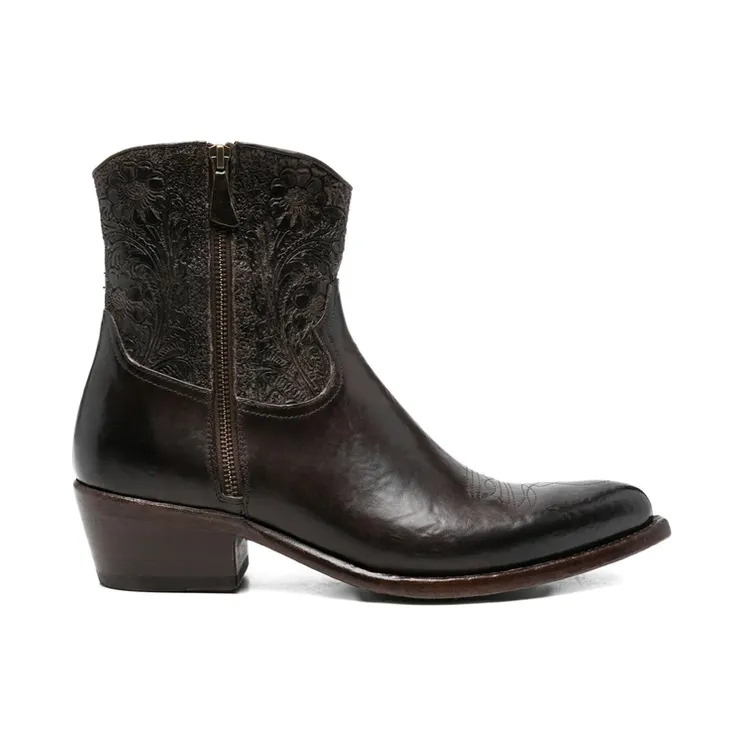 Eraldo Floral-embossed “Brown” (BLEU/ARUL TMORO)