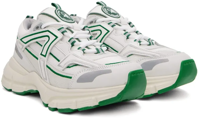 Axel Arigato White & Green Marathon R-Trail White/Green (F0568005)