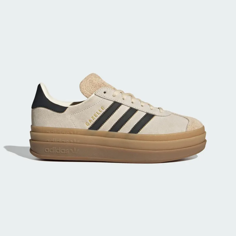 Adidas Gazelle Bold Cream White / Core Black / Sand Strata (JS3892)