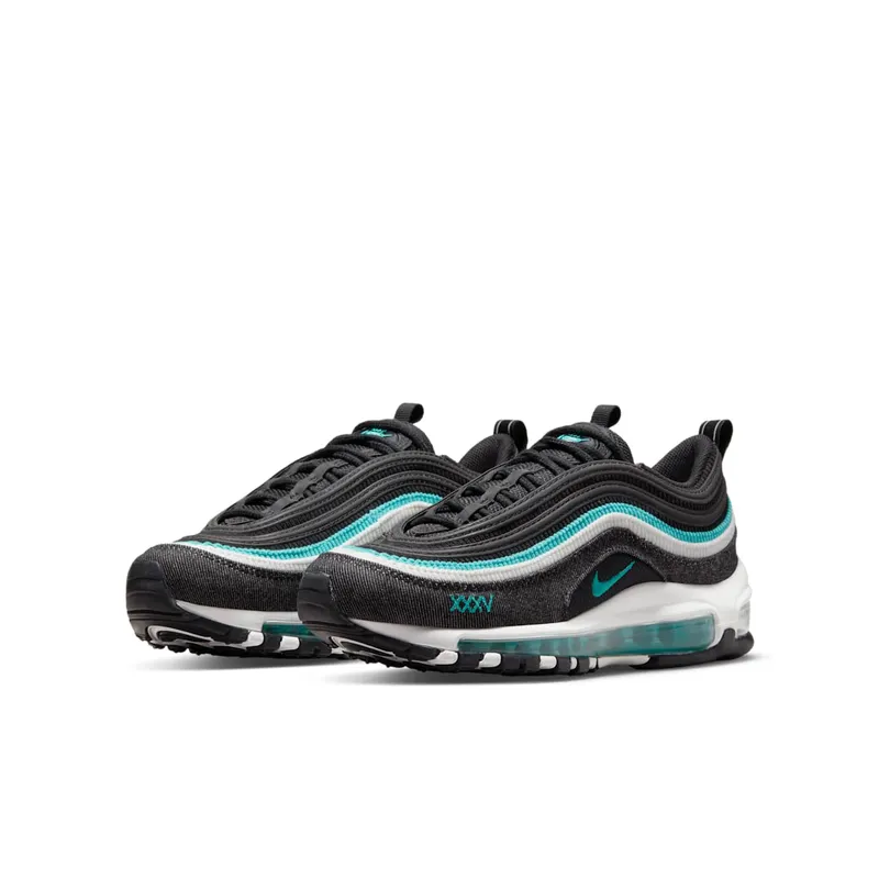 Nike Air Max 97 “Black / Summit White / Sport Turquoise” (DN3275-001)