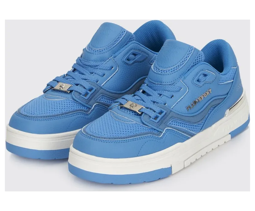 Plein Sport Apollo-1 Mesh And Polyester Sneakers Turquoise (SAFSUSC0845STE003N08)