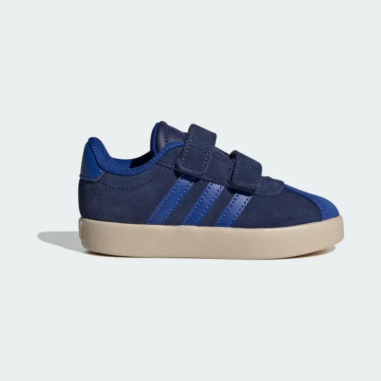 adidas VL Court 3.0 “Dark Blue / Royal Blue / Wonder Beige” (JP7876)