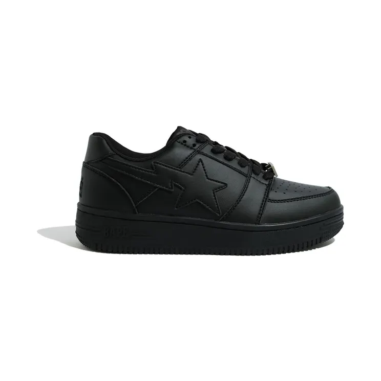 A Bathing Ape Bape Sta Low Triple Black (1H30-191-010_BLK)