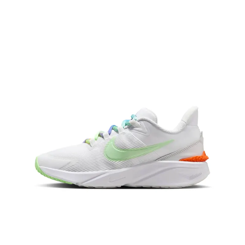 Nike Star Runner 4 Next Nature SE White Photon Dust Total Orange Vapor Green (FN4979-100)