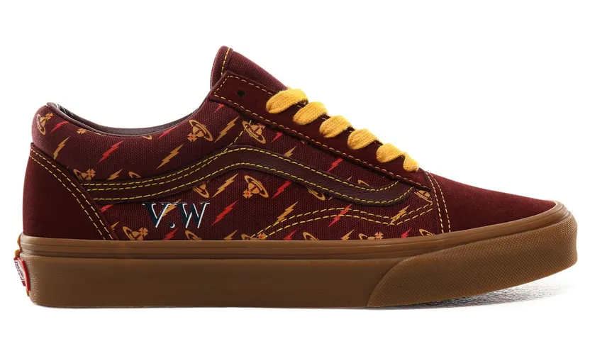 Vans Vivienne Westwood x Old Skool ‘Anglomania’ Thunderbolt Orbs/Gum (VN0A4BV5VZP)