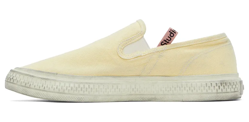 Acne Studios Black Ballow Tumbled Slip-On Sneakers (BD0159-) (3)