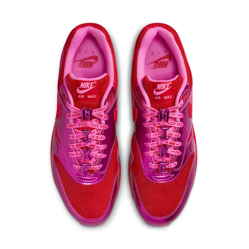 Nike Air Max 1 PRM “Valentine’s Day” (playful pink / university red) – HV2301-600