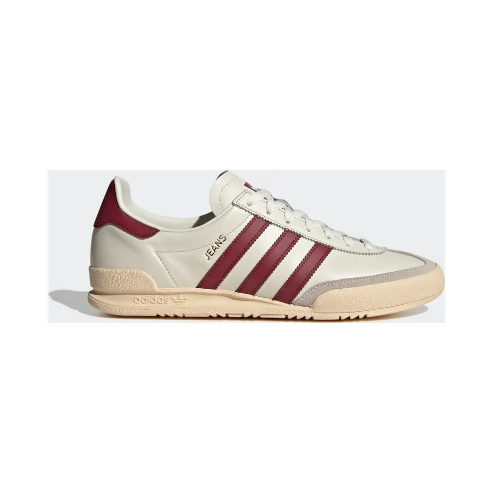 Adidas Jeans Chalk White / Sand Strata / Collegiate Burgundy (GY7437)