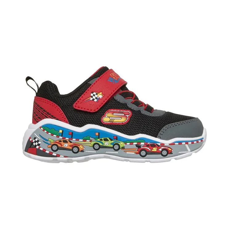 Skechers Play Scene Black/Red (407312NBKRD)