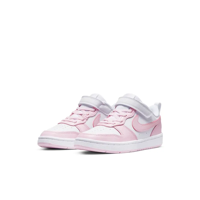 Nike Court Borough Low 2 White Pink Foam (DQ0473-100)