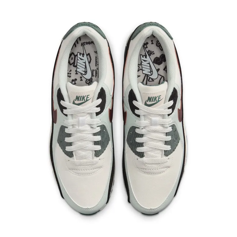 Nike Air Max 90 “Burgundy Crush Vintage Green” (FV6059-001)
