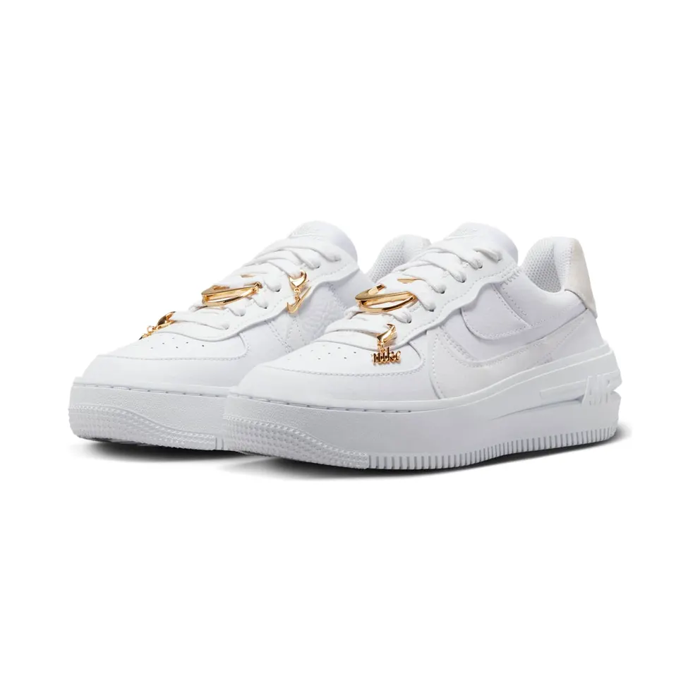 Nike Air Force 1 Low PLT.AF.ORM Bling White Metallic Gold (FB8473-100)