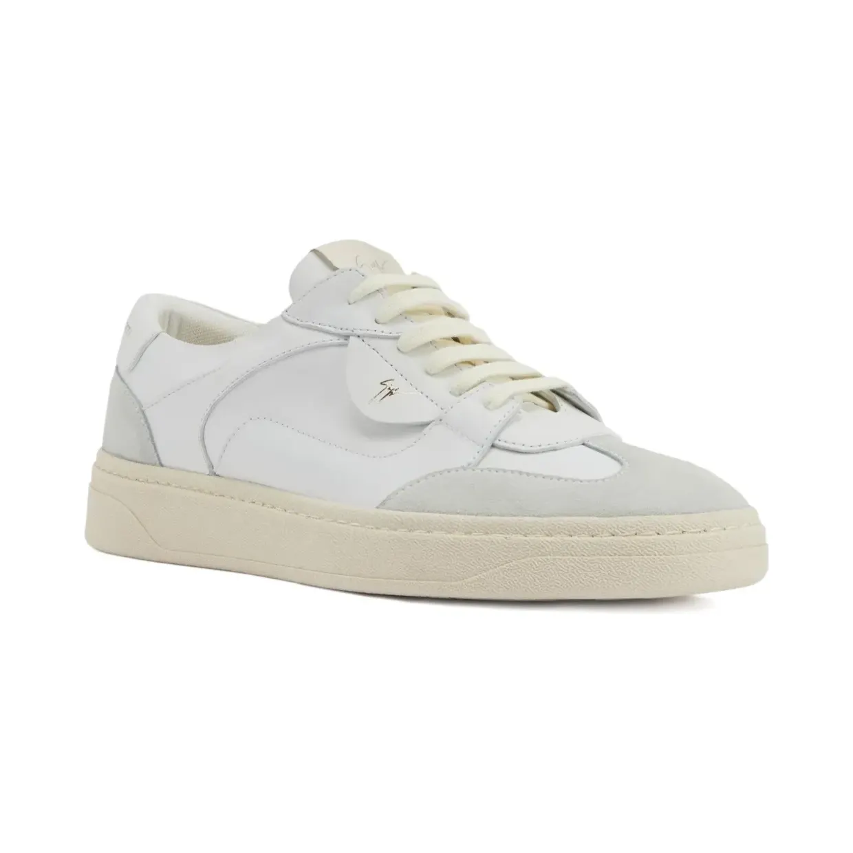 Giuseppe Zanotti GZ94 Low-Top-Sneakers aus Wildleder “White” (RU50013002)