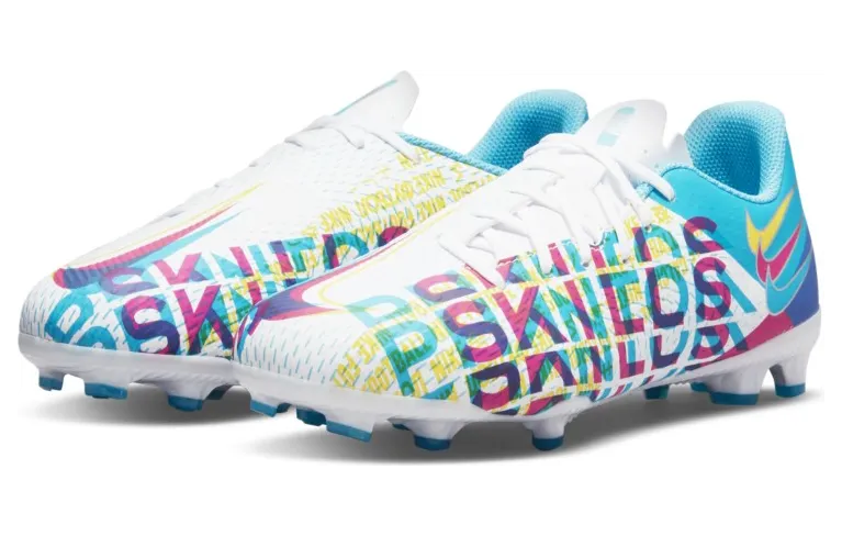 Nike Jr. Phantom GT Academy 3D MG Fußballschuh für verschiedene Böden für jüngere/ältere Blau (CZ3430-467)