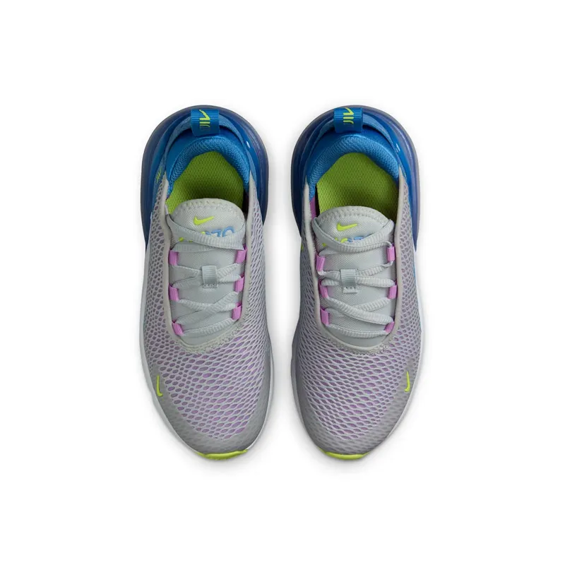 Nike Air Max 270 Pure Platinum Rush Fuchsia Blue Beyond Light Lemon Twist (IB4404-043)