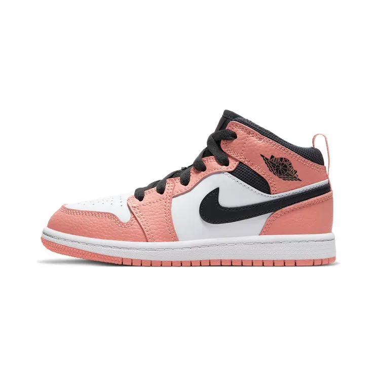 Air Jordan 1 Mid PS ‘Pink Quartz’ “Pink Quartz / White / Dark Smoke Grey” (640737-603)