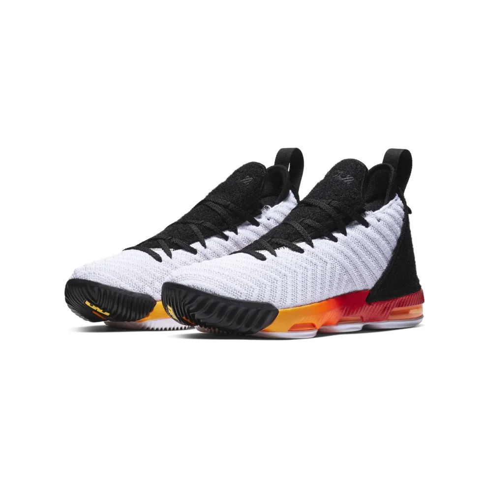 Nike LeBron 16 Strive (GS) White/Laser Orange-Total Orange-Black (AQ2465-188)