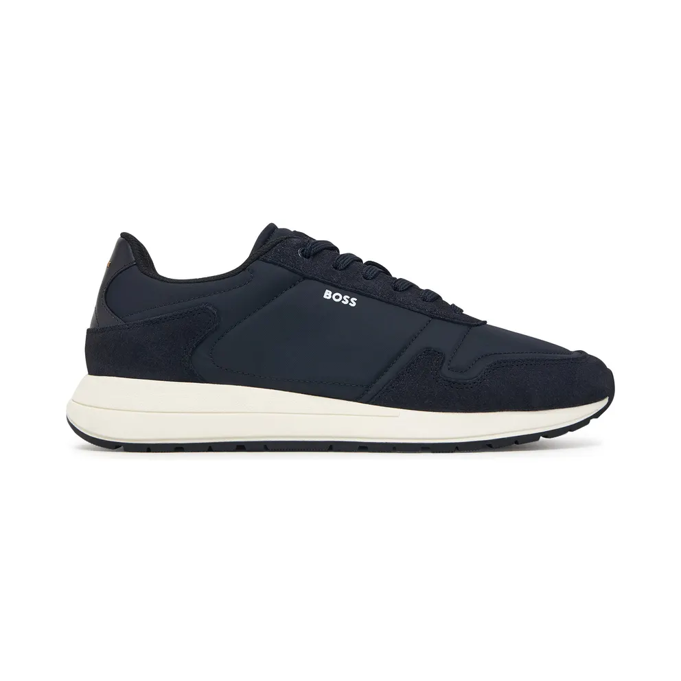BOSS panelled lace-up – Black (50568945)