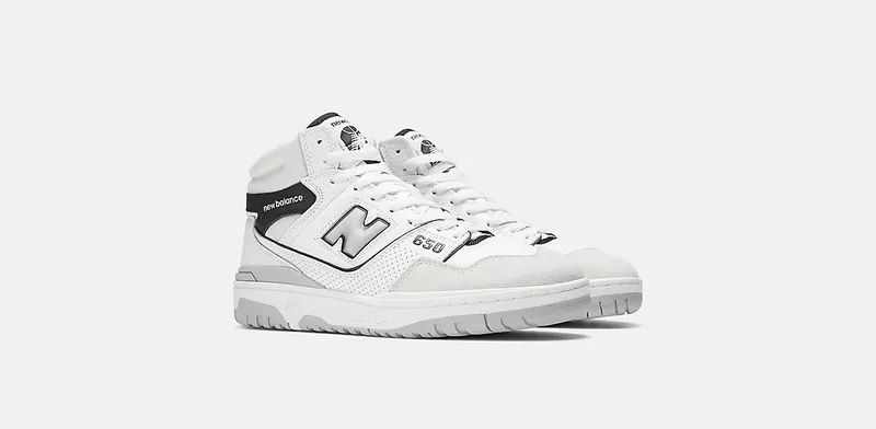 New Balance 650R Angora Pack White Black (BB650RWH)