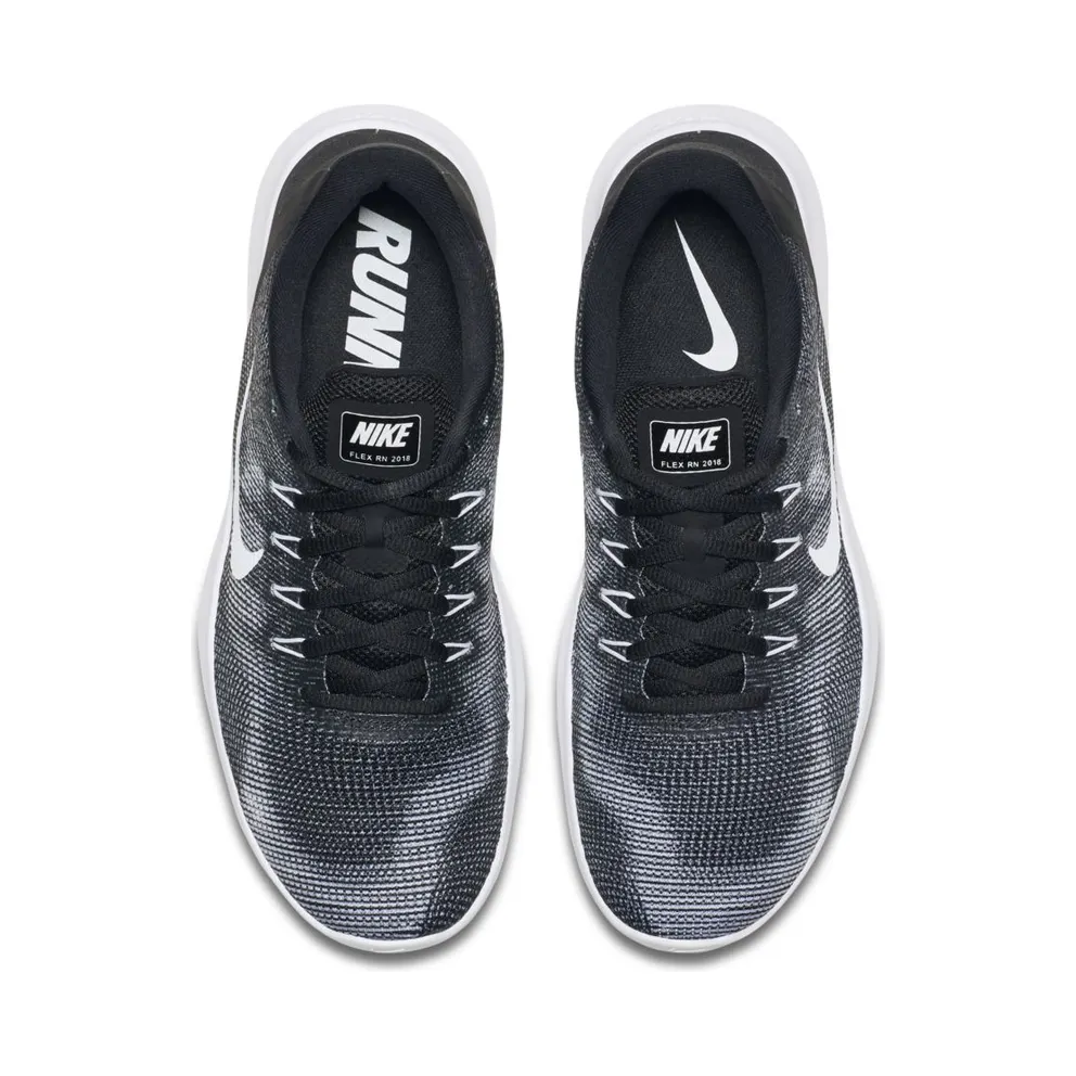 Nike Flex 2018 Rn Black White Black/White (AA7397-001)