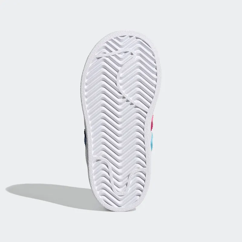 Adidas Superstar Infant ‘Colorful Stripes – Cloud White’ Cloud White/Green/Core Black (FW5240)