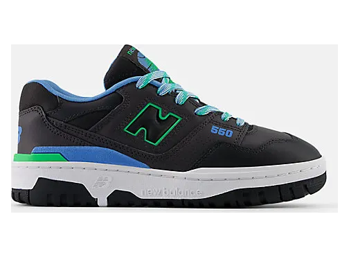 NEW BALANCE 550 “Black Cement / Green Apple” (GSB550FB)