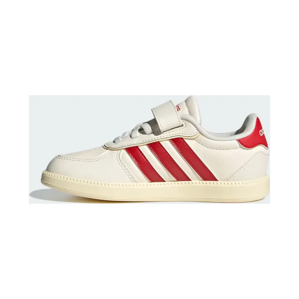 adidas Breaknet Sleek Shoes Kids “Off White / Better Scarlet / Warm Vanilla” (JQ3061)