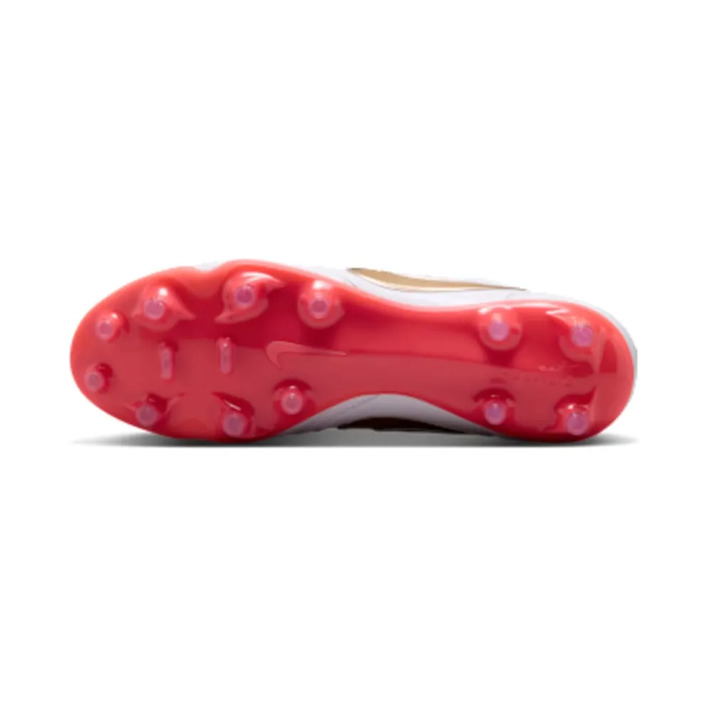 Nike Tiempo Ligera Pro Artificial-Grass Low-Top “White / Bright Crimson / Blur” (HQ3158-102)
