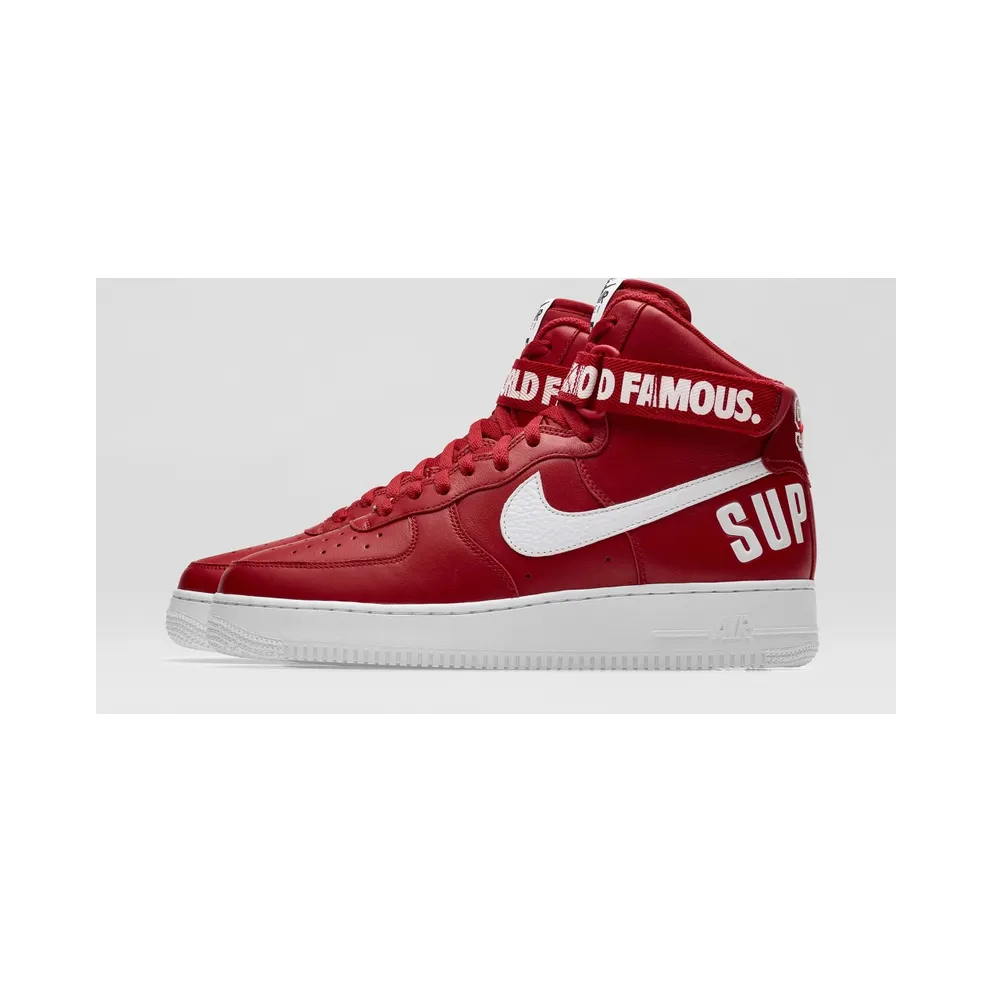 Nike Air Force 1 High Supreme World Famous Red (698696-610)
