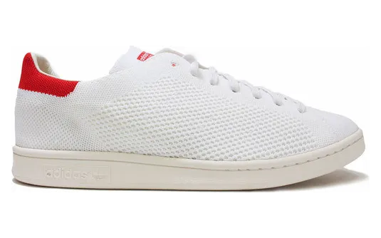 adidas Stan Smith Primeknit White Red