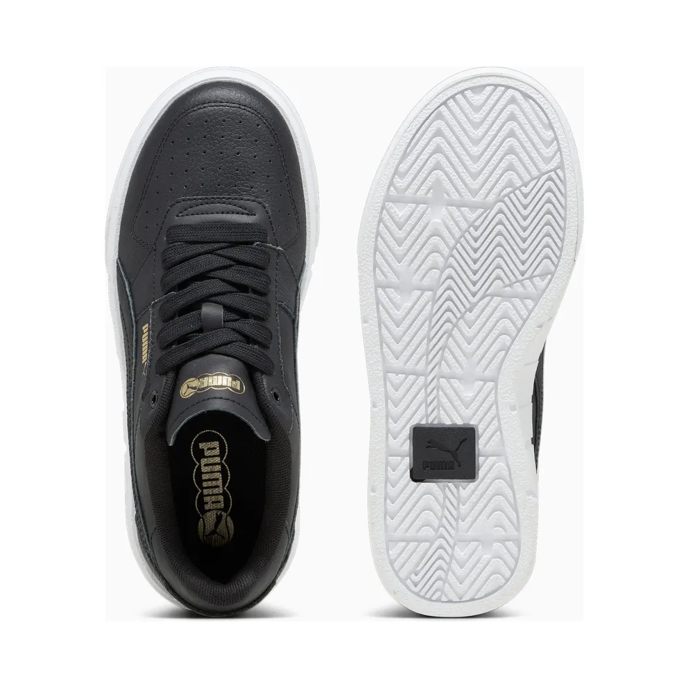 Puma Cali Court leren damessneakers White/Black (393802-04)
