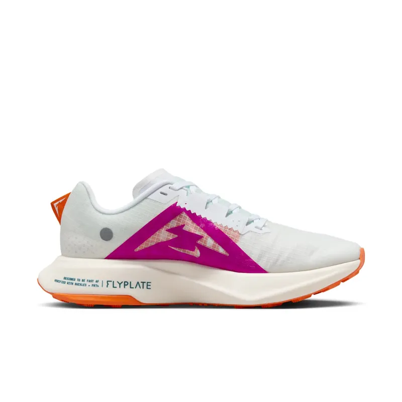 Nike ZoomX Ultrafly Trail White Safety Orange Vivid Grape (DZ0489-101)