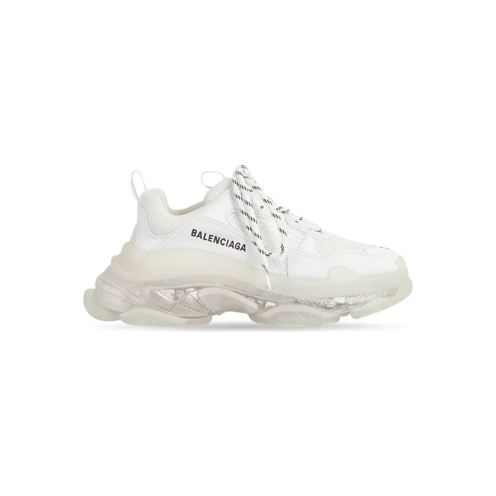 Balenciaga Triple S Clear Sole White (W)