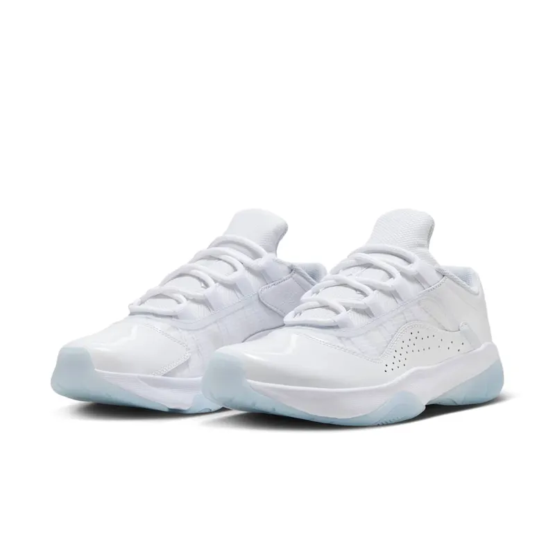 Jordan 11 CMFT Low White Ice Blue Football Grey (DV2629-140)