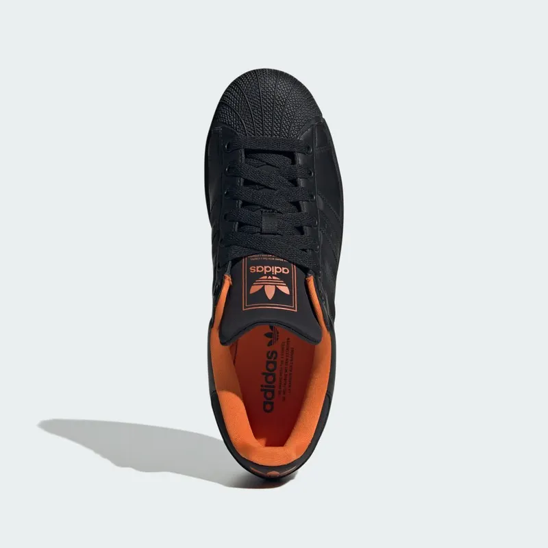Adidas Superstar II Core Black / Core Black / Orange (JS2834)