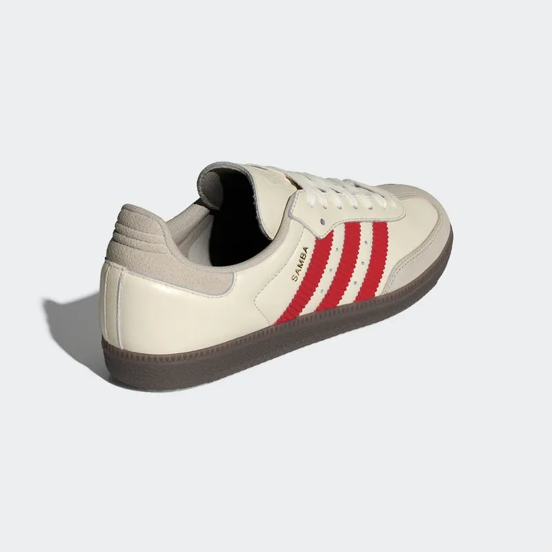 Adidas Samba OG “Off White Better Scarlet” (IH6815)