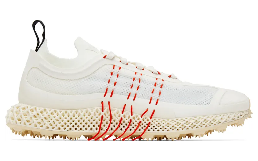 adidas Y-3 Runner adidas 4D Halo Core White / Red / Bright Cyan (GW4451)