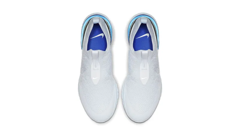 Nike Epic React Moc Flyknit White Hydrogen Blue White/White-Hydrogen Blue-Blue Tint-Racer Blue-Wolf Grey (BV0417-101)