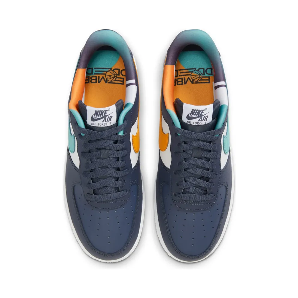 Nike Air Force 1 Low ’07 LV8 EMB Thunder Blue Washed Teal (DM0109-400)