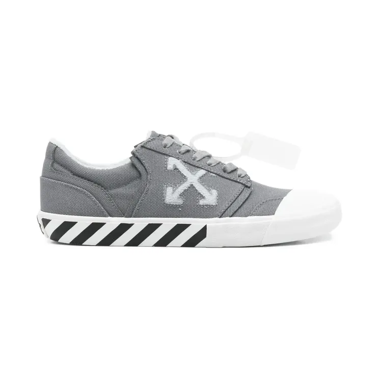 Off-White Vulcanized Undercut mit Streifen “Grey” (OMIA2A2F25FAB0027801)