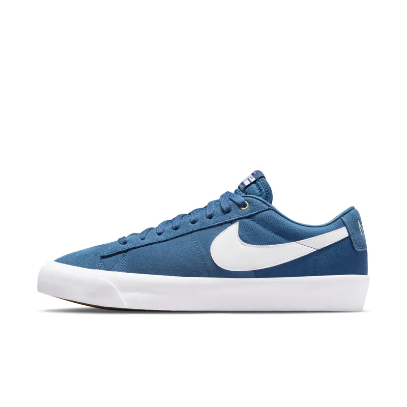 Nike SB Zoom Blazer Low Pro GT Skate Shoe Blue (DC7695-401)