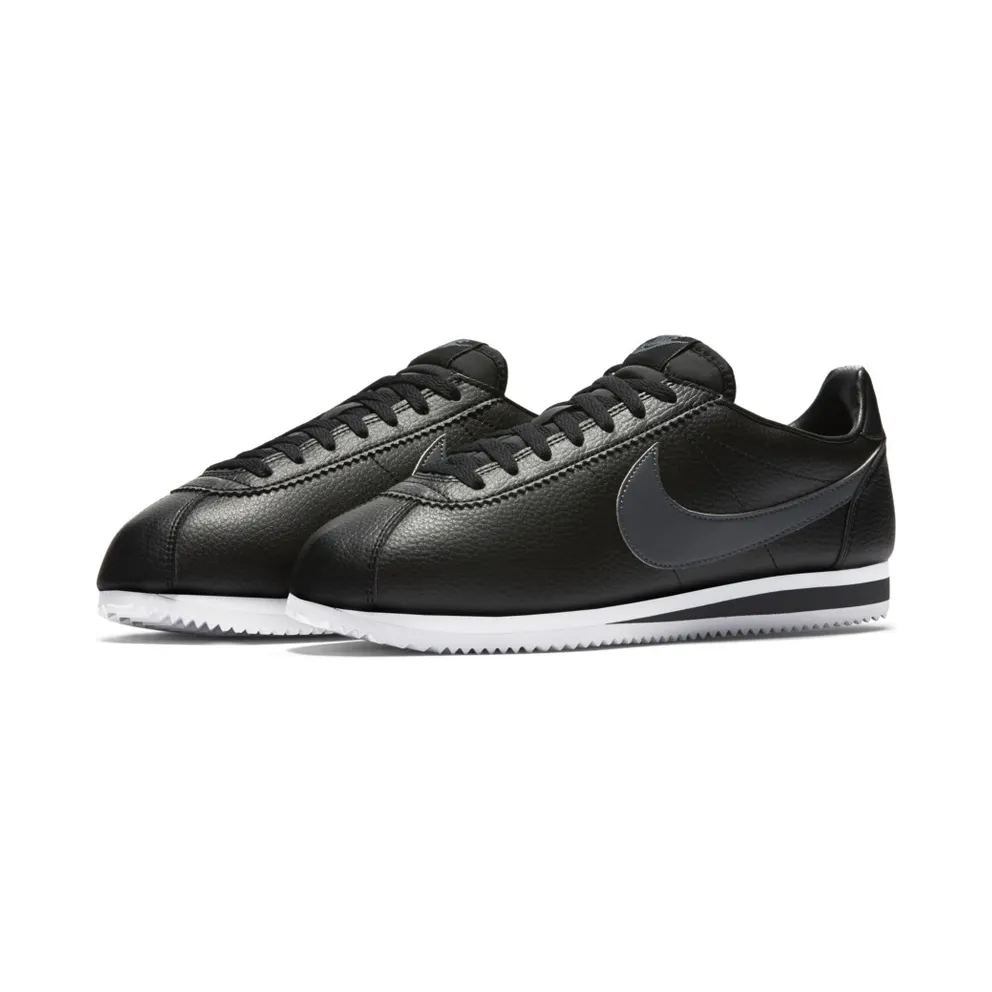 Nike Classic Cortez Leather Black/Dark Grey-White Black/Dark Grey-White (749571-011)