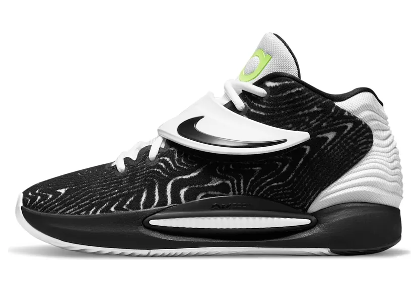 Nike KD 14 TB Black White Volt (DA7850-001)
