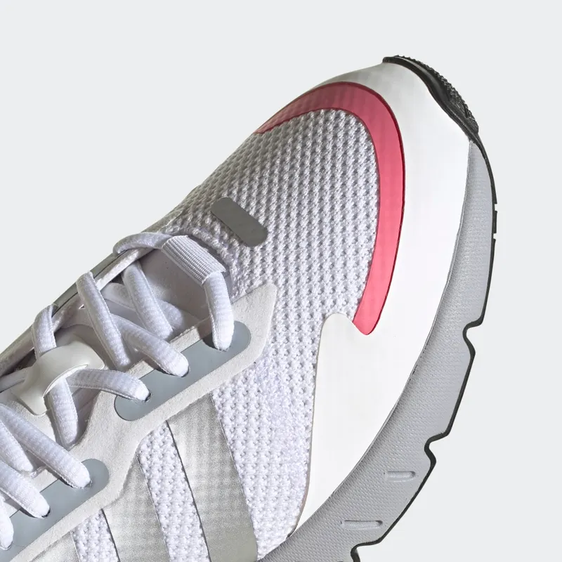 Adidas ZX 1K Boost ‘White Silver Metallic’ Cloud White/Silver Metallic/Hazy Rose (FY5654)