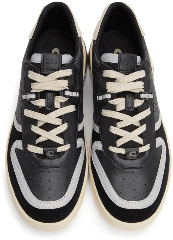 Coach 1941 Black & Off-White Citysole Court (CE264 CQ/BK)