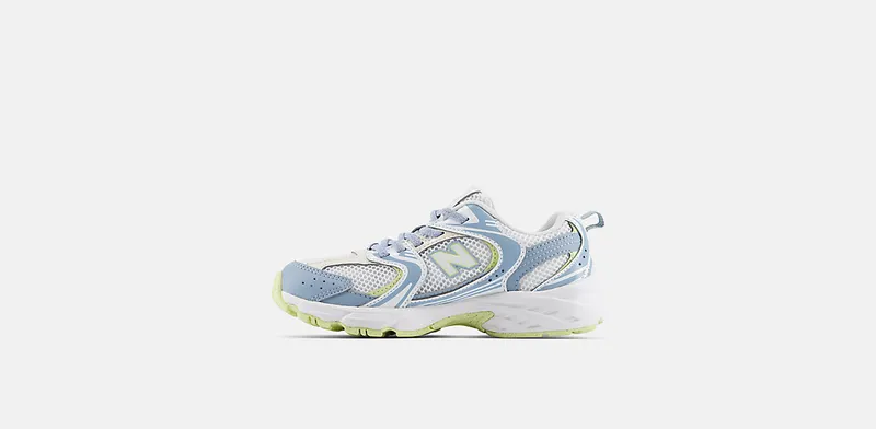 New Balance 530 Bungee Lace PS “Light Arctic Grey White” (P5303W7)