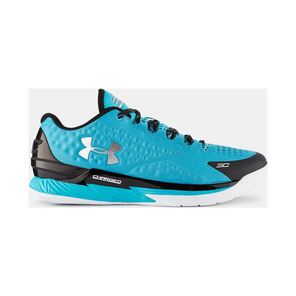 Under Armour UA Curry 1 Low Panthers Pacific/Black-Metallic Silver (1269048-480)