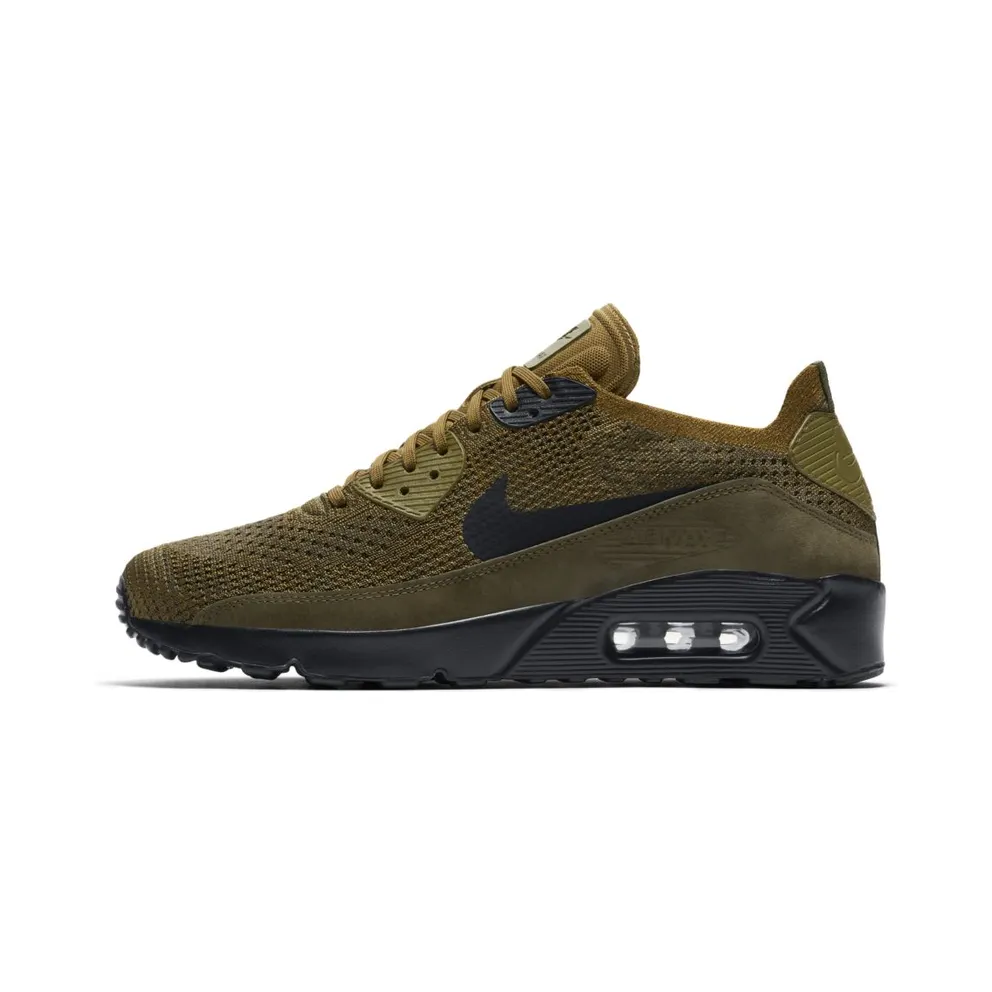 Nike Air Max 90 Ultra 2.0 Flyknit Olive Flak Olive Flak/Black-Cargo Khaki (875943-302)