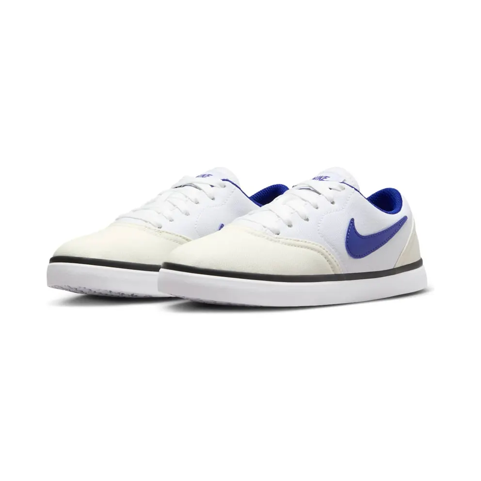 Nike SB Check Canvas White Summit White Black Deep Royal Blue (905373-102)