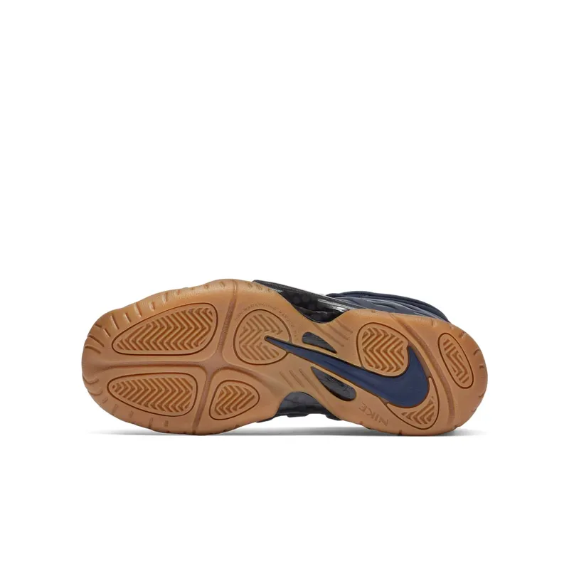 Nike Air Foamposite One Navy Gum (GS) Midnight Navy/Midnight Navy-Gum Light Brown-White (644791-405)